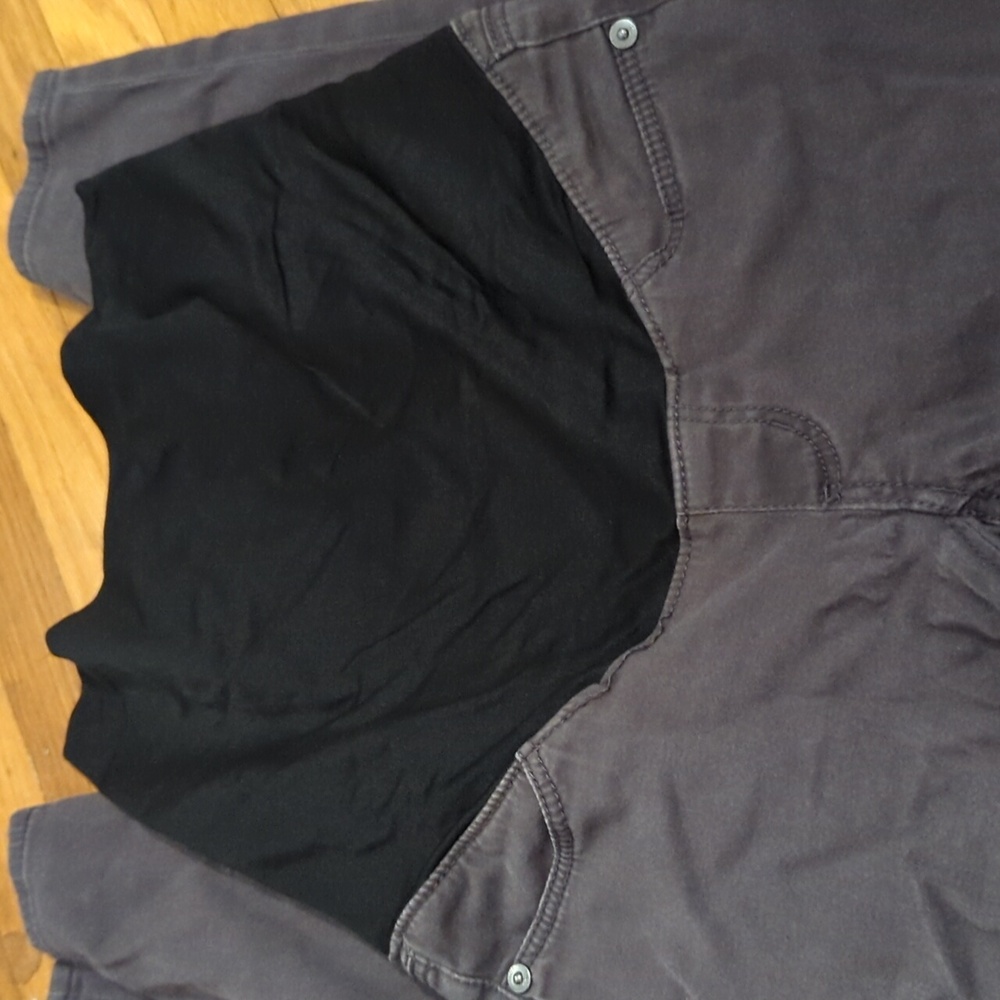 LOFT Petites Maternity Black Skinny Pant